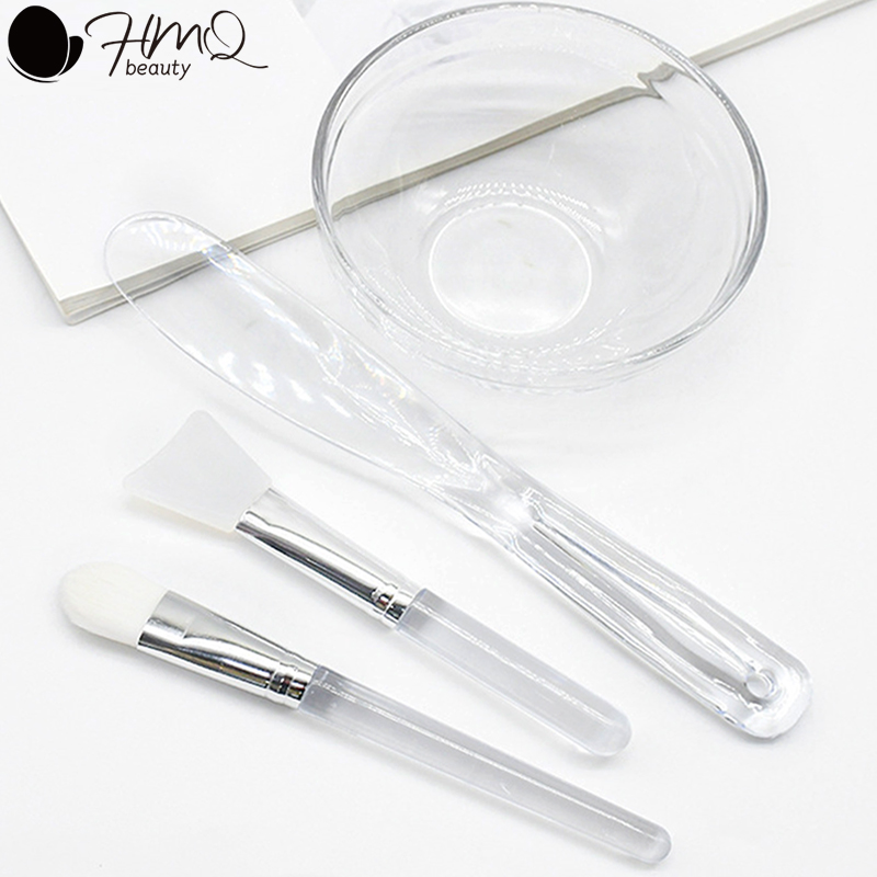Skincare Ingredients Checker - Set Mangkuk Pencampur Transparan DIY Alat
