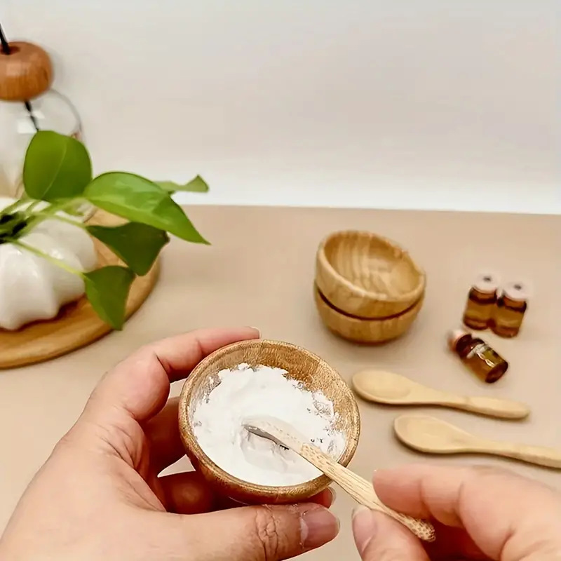 Skincare Ingredients Checker - Set Mangkuk Pencampur Masker Wajah Bambu,