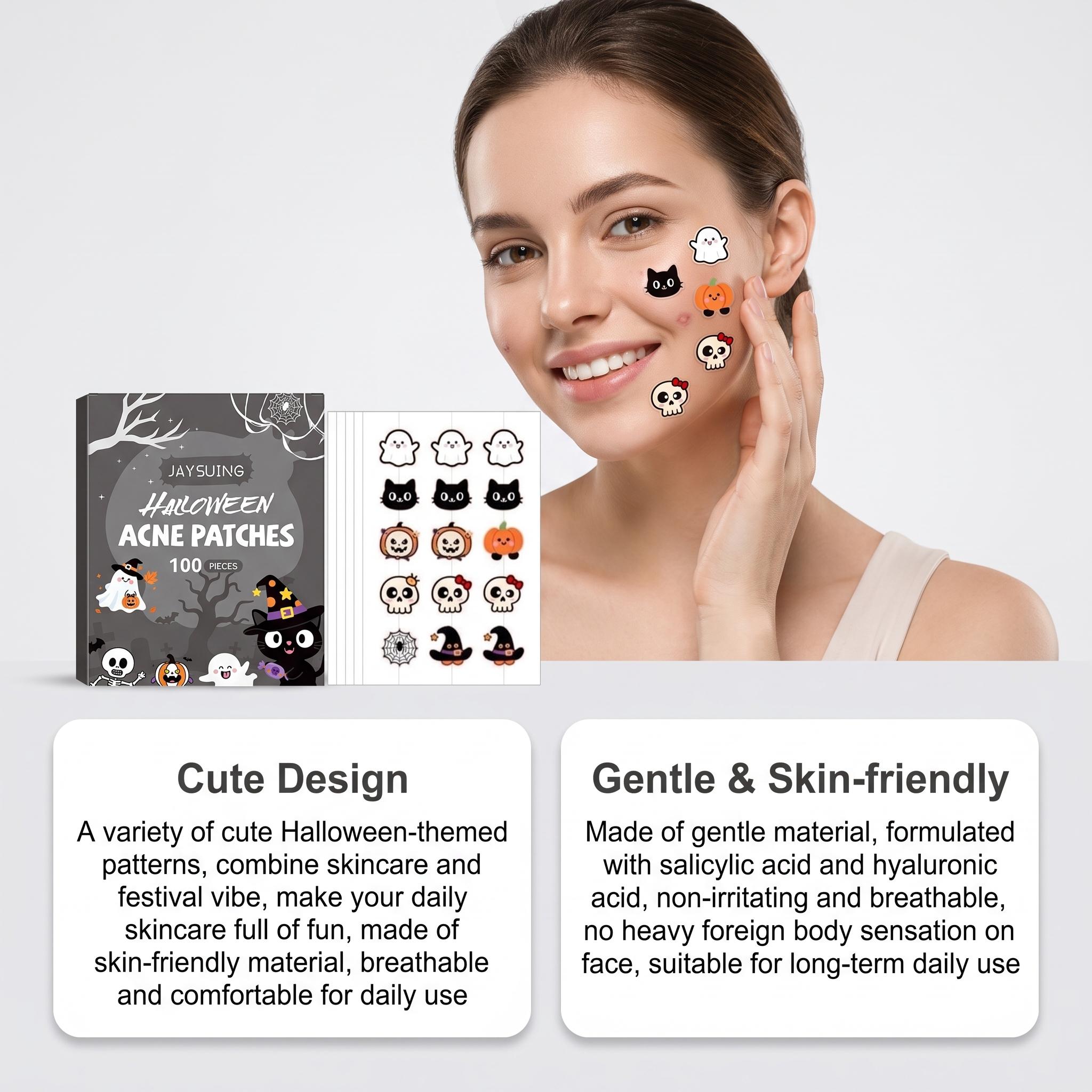 Plester Jerawat Halloween Asam - Skincare Salicylic Acid ulasan dan harga