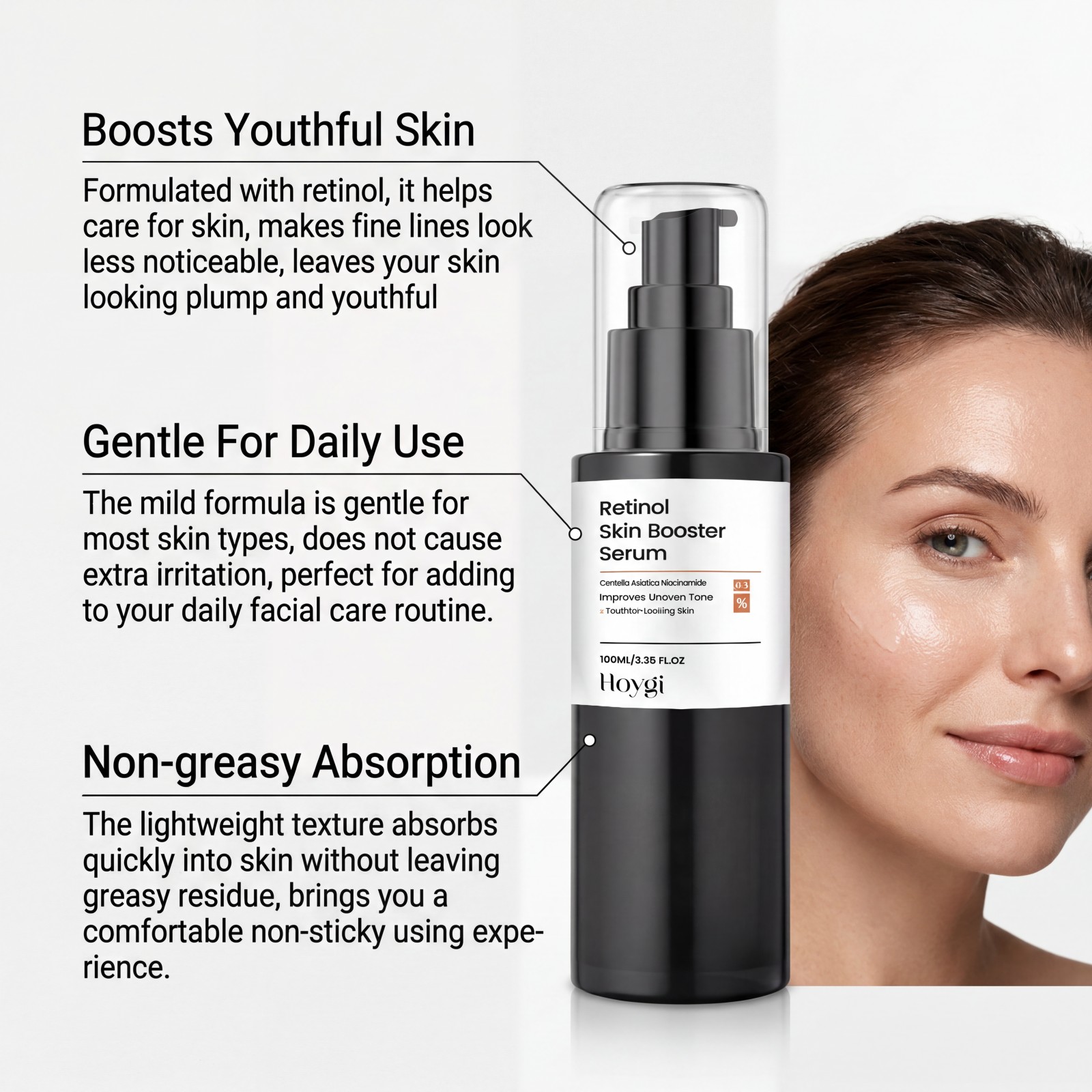 Serum Retinol 100ml, Serum Waj - Skincare Ingredients ulasan dan harga