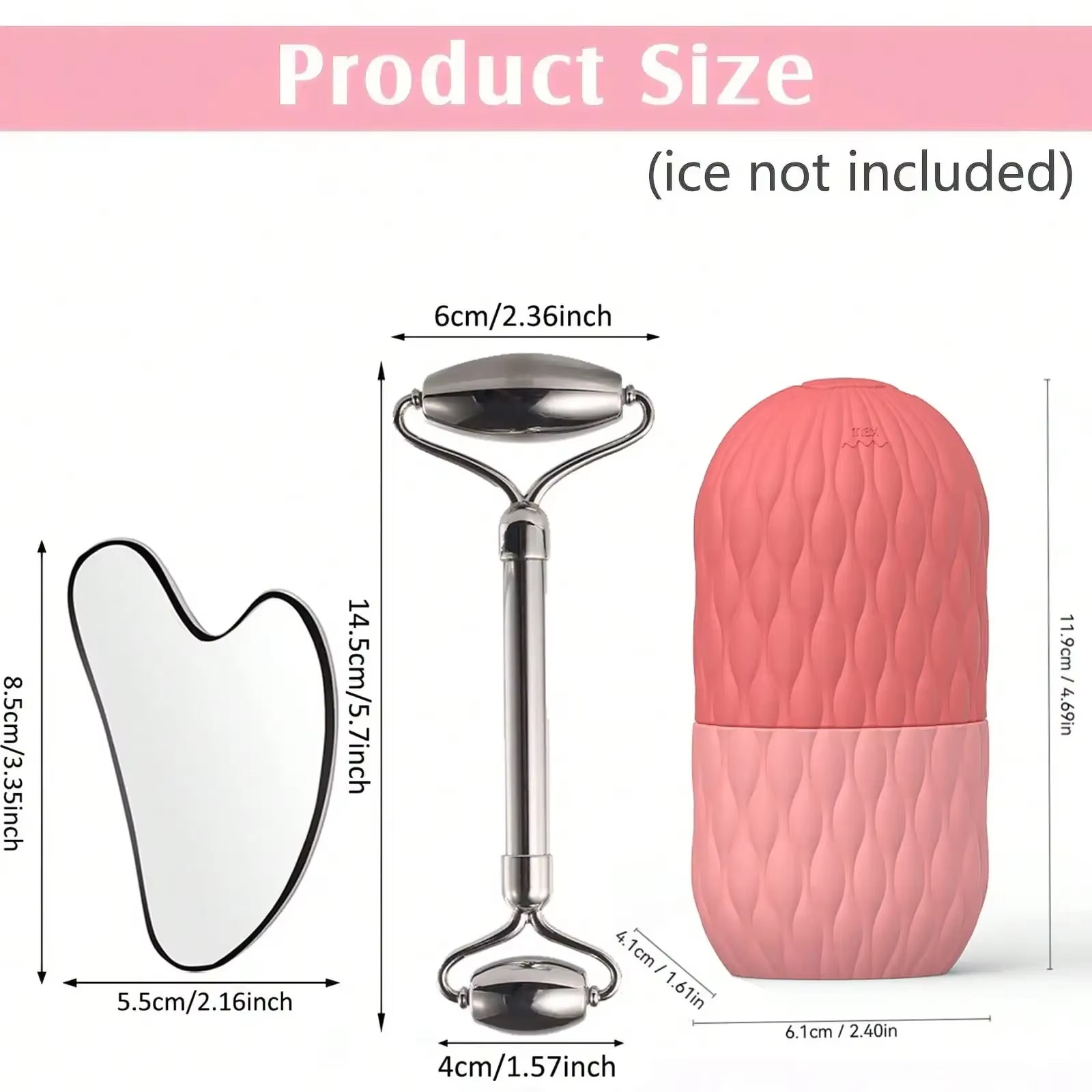 Set Rol Es & Gua Sha Baja Taha - Skincare Ingredients Checker ulasan dan harga